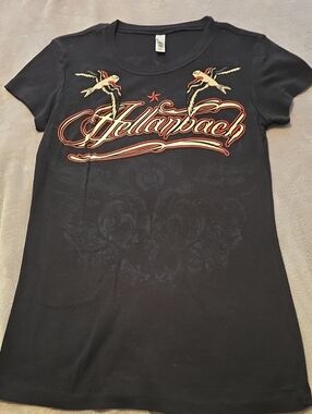 Hellenbach Soft Black Graphic Tee
